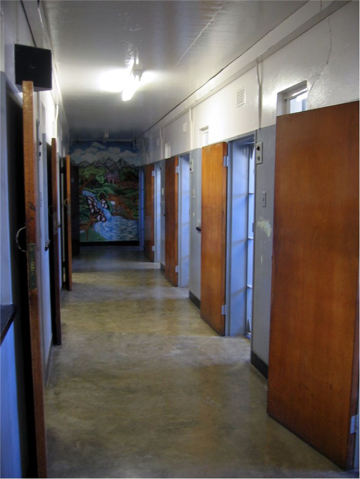 Picture Of Former Prison Cells On Robben Island